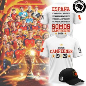 Spain Somos Campeones 2026 World Cup Victory Graphic Tee