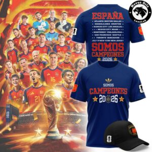 Spain Somos Campeones 2026 World Cup Victory Graphic Tee 2