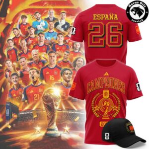 Spain Somos Campeones 2026 World Cup Victory Graphic Tee 3