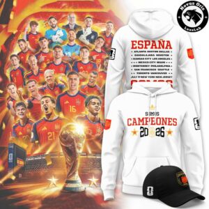 Spain Somos Campeones 2026 World Cup Victory Hoodie