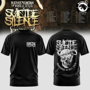 Suicide Silence Reminders of Hell Tour 2026 T Shirt 3