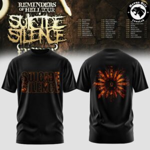 Suicide Silence Reminders of Hell Tour 2026 T Shirt 5