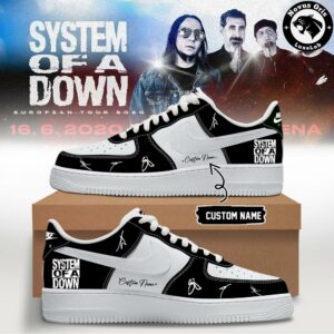 System Of A Down Europe UK Stadium Tour 2026 Air Force 1 2