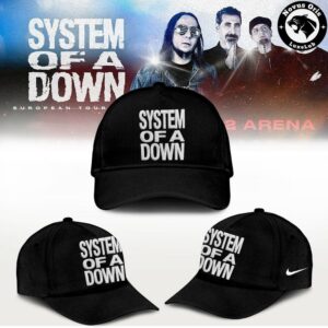 System Of A Down Europe UK Stadium Tour 2026 Baseball Jersey 3