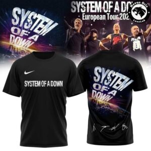 System Of A Down Europe UK Stadium Tour 2026 T-Shirt