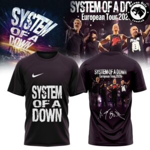 System Of A Down Europe UK Stadium Tour 2026 T Shirt 2
