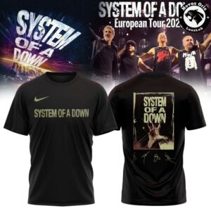 System Of A Down Europe UK Stadium Tour 2026 T Shirt 3