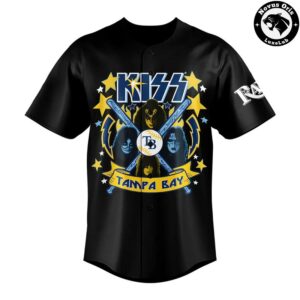 Tampa Bay Rays x KISS Forever Band Tour 2026 Baseball Jersey 2