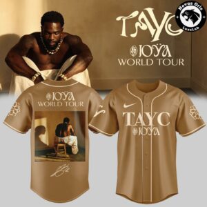 Tayc Joya World Tour 2026 Limited Edition Baseball Jersey 2