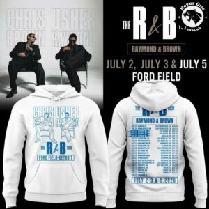 The RB Tour x Detroit Lions Usher Raymond Chris Brown Hoodie 4