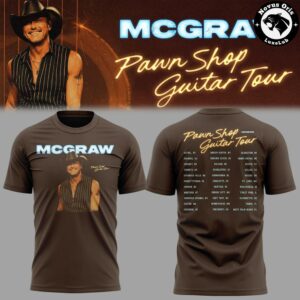 Tim McGraw Pawn Shop Guitar Tour 2026 Bethel NY Concert T Shirt 3