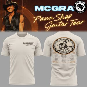 Tim McGraw Pawn Shop Guitar Tour 2026 Bethel NY Concert T Shirt 4