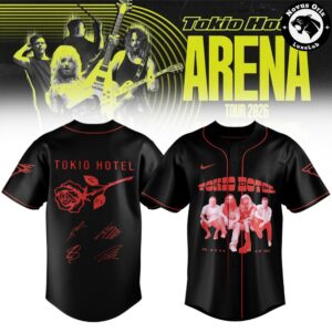 Tokio Hotel ARENA TOUR 2026 Signature Baseball Jersey 4
