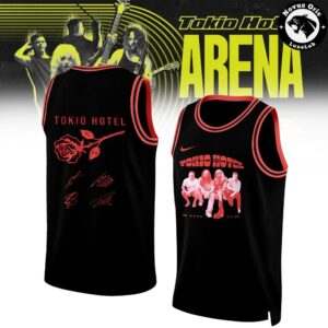 Tokio Hotel ARENA TOUR 2026 Signature Basketball Jersey 3
