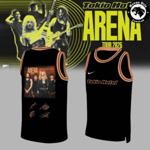 Tokio Hotel ARENA TOUR 2026 Signature Basketball Jersey 4