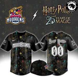Toledo Mud Hens x Harry Potter Night Limited Custom Jersey