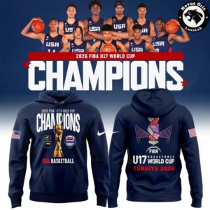 USA Basketball FIBA U17 World Cup 2026 Champions Hoodie 1