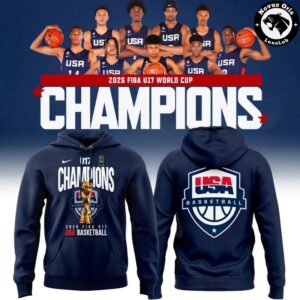 USA Basketball FIBA U17 World Cup 2026 Champions Hoodie 2