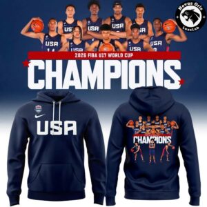 USA Basketball FIBA U17 World Cup 2026 Champions Hoodie 4