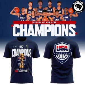 USA Basketball FIBA U17 World Cup 2026 Champions T Shirt 5