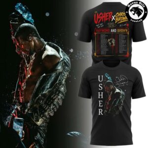 Usher x Chris Brown Raymond and Brown Tour 2026 T Shirt 2
