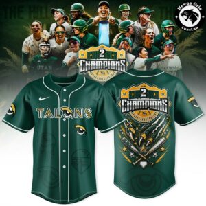 Utah Talons AUSL 2026 Back To Back Champions Baseball Jersey 2