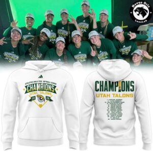 Utah Talons AUSL 2026 Back To Back Champions Hoodie 3
