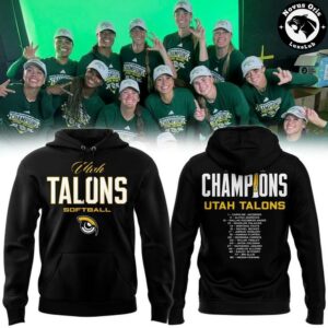 Utah Talons AUSL 2026 Back To Back Champions Hoodie 4