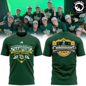 Utah Talons AUSL 2026 Back-To-Back Champions T-Shirt