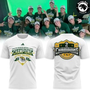 Utah Talons AUSL 2026 Back To Back Champions T Shirt 2