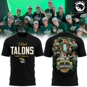 Utah Talons AUSL 2026 Back To Back Champions T Shirt 6