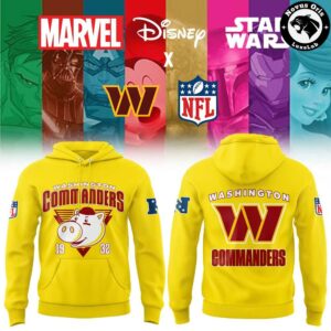 Washington Commanders x Disney Characters Merchandise Collection Hoodie