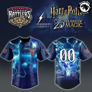 Wisconsin Timber Rattlers x Harry Potter 2026 Baseball Jersey 2