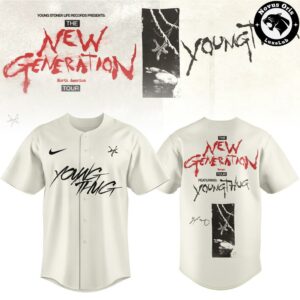 Young Thug The New Generation Tour 2026 Baseball Jersey