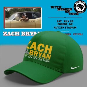 Zach Bryan With Heaven On Tour 2026 Oregon Ducks Baseball Jersey 5