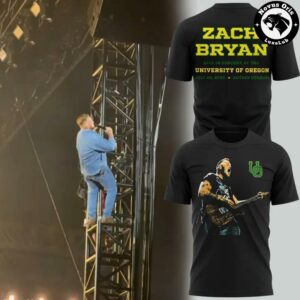 Zach Bryan x Oregon Football Autzen Stadium T-Shirt