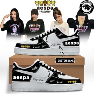 aespa x BAPE Baby Milo Custom Signed Edition Air Force 1 8