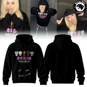aespa x BAPE Baby Milo Signed Edition Hoodie - NovusOris Best