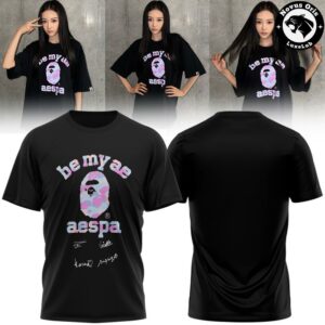 aespa x BAPE Baby Milo Signed Edition T Shirt 6