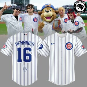 5 Seconds of Summer x Chicago Cubs Signature Baseball Jersey 3