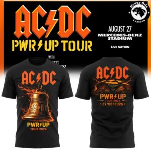 ACDC PWR UP Tour 2026 Mercedes-Benz Stadium Concert T-Shirt