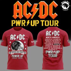 AC/DC x Atlanta Falcons Power Up Tour 2026 T-Shirt