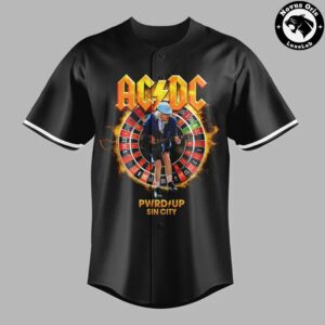 ACDC x Las Vegas Raiders Power Up Tour 2026 Baseball Jersey 2