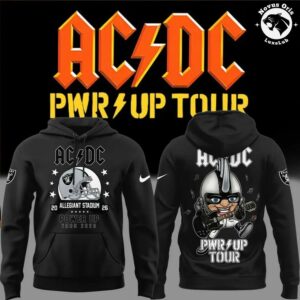 ACDC x Las Vegas Raiders Power Up Tour 2026 Hoodie 2