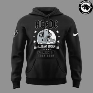 ACDC x Las Vegas Raiders Power Up Tour 2026 Hoodie 5