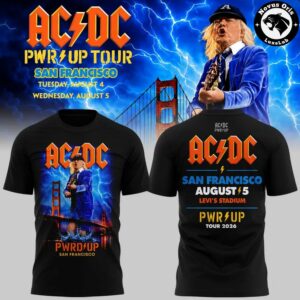 AC/DC x San Francisco 49ers Power Up Tour 2026 T-Shirt