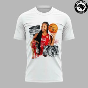 Angel Reese USA Basketball Womens World Cup Graphic T Shirt 2