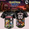Detroit Lions x Pokémon GO Game Day Pikachu Custom Baseball Jersey