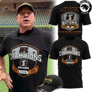 Arizona Rattlers 2026 IFL 8-Time National Champions T-Shirt