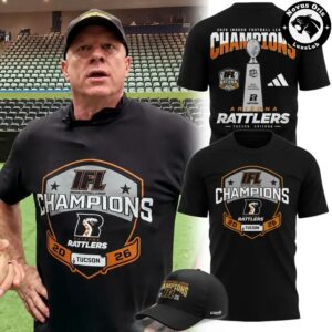 Arizona Rattlers 2026 IFL 8 Time National Champions T Shirt 2